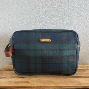 Vintage Polo Ralph Lauren Blackwatch Cosmetics Bag